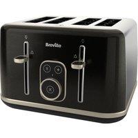 Breville Aurora VTR019 4 Slice Toaster - Shimmer Black, Black