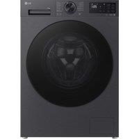 LG Series 5 AI Direct Drive W4X5016TBB Wifi Connected 11Kg/6Kg Washer Dryer with 1400 rpm - Essence Matte Black - D Rated [Wash&Dry], A Rated [Wash Only], Black