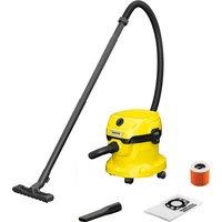 Krcher WD 2 Plus Wet & Dry Cleaner - Yellow, Yellow