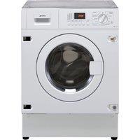 Smeg WDI147D-2 Integrated 7Kg/4Kg Washer Dryer with 1400 rpm - White - E Rated [Wash&Dry], White