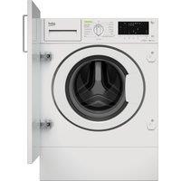 Beko RecycledTub WDIK854421F Integrated 8Kg/5Kg Washer Dryer with 1400 rpm - White - D Rated, White