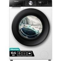 Hisense 3S Series WF3S1043BW3 10.5kg WiFi Connected Washing Machine with 1400 rpm - White - A Rated, White