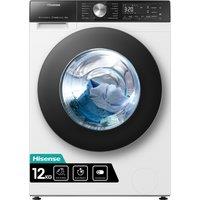 Hisense 5S Series WF5S1245BW 12kg Washing Machine with 1400 rpm - White - A Rated, White