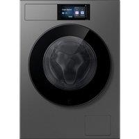 Samsung Series 9 WF90H11C4ST1 11kg WiFi Connected Auto Dosing Washing Machine with 1400 rpm - Dark Steel - A Rated, Stainless Steel
