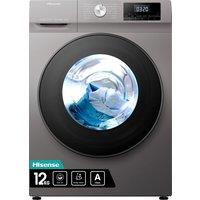 Hisense 3 Series WFQA1214EVJMT 12kg Washing Machine with 1400 rpm - Titanium - A Rated, Titanium