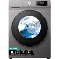 Hisense 3 Series WFQA8014EVJMT 8kg Washing Machine with 1400 rpm - Titanium - A Rated, Titanium