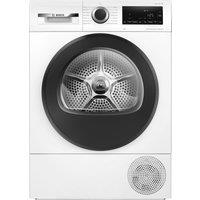 Bosch Series 6 WQG24502GB 9Kg Heat Pump Tumble Dryer - White - A+++ Rated, White