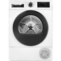 Bosch Series 6 WQG245A0GB 9Kg Heat Pump Tumble Dryer - White - A+++ Rated, White