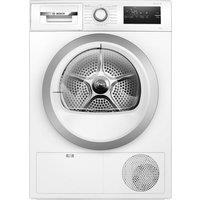 Bosch Series 4 WTN83203GB 8Kg Condenser Tumble Dryer - White - B Rated, White