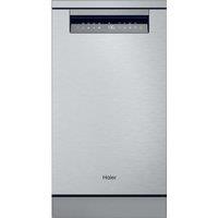 Haier I-Pro Shine Series 5 XF1C3TB1FX-80 Wifi Connected Slimline Dishwasher - Silver - C Rated, Silver
