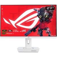 ASUS ROG Strix XG27ACS 27" Quad HD 180Hz Gaming Monitor with FreeSync - White, White