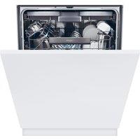 Haier XS 4B4S3FSB-80 Wifi Connected Integrated Full Size Dishwasher - Black Control Panel with Sliding Door Fixing Kit - B Rated, Black