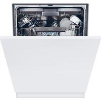 Haier XS6B0S3FSB-80 Wifi Connected Fully Integrated Full Size Dishwasher - Black Control Panel with Sliding Door Fixing Kit - B Rated, Black