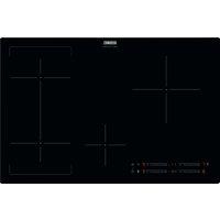 Zanussi ZIFN844K 80cm Induction Hob - Black, Black