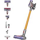 Dyson V8 Absolute Cordless Vacuum Cleaner with up to 40 Minutes Run Time - Silver / Yellow, Silver