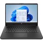 HP 14s-dq0034na 14" Laptop - Intel Celeron N, 128 GB SSD, 4 GB RAM - Jet Black - Microsoft 365 