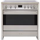 Smeg Opera A1PYID-9 90cm Electric Range Cooker with Induction Hob - Stainless Steel - A+ Rated, Stainless Steel