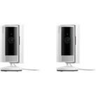 Ring Indoor 2-camera system Full HD 1080p Smart Home Security Camera - White, White
