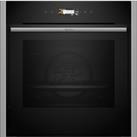 NEFF N70 Slide&Hide B54CR71N0B Built In Electric Single Oven and Pyrolytic Cleaning - Stainless Steel - A+ Rated, Stainless Steel