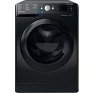 Indesit BDE86436XBUKN 8Kg/6Kg Washer Dryer with 1400 rpm - Black - D Rated, Black