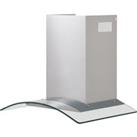 Baumatic BECH60GL 60 cm Chimney Cooker Hood - Stainless Steel / Glass, Stainless Steel