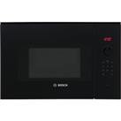 Bosch Series 4 BFL523MB0B 38cm tall, 59cm wide, Built In Compact Microwave - Black, Black