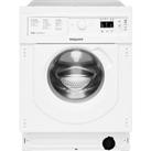 Hotpoint BIWDHG75148UKN Integrated 7Kg/5Kg Washer Dryer with 1400 rpm - White - E Rated, White
