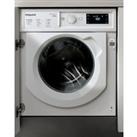 Hotpoint BIWDHG861485UK Integrated 8Kg/6Kg Washer Dryer with 1400 rpm - White - D Rated, White
