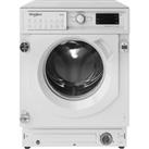 Whirlpool BIWDWG861485UK Integrated 8Kg/6Kg Washer Dryer with 1400 rpm - White - D Rated, White