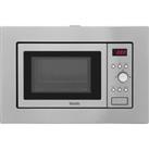 Baumatic BMIS3820 39cm tall, 60cm wide, Built In Compact Microwave - Stainless Steel, Stainless Stee