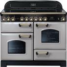 Rangemaster Classic Deluxe CDL110ECRP/B 110cm Electric Range Cooker with Ceramic Hob - Royal Pearl /