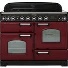 Rangemaster Classic Deluxe CDL110EICY/C 110cm Electric Range Cooker with Induction Hob - Cranberry /