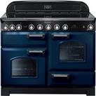 Rangemaster Classic Deluxe CDL110EIRB/C 110cm Electric Range Cooker with Induction Hob - Regal Blue 