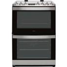 AEG CIB6732ACM 60cm Electric Cooker with Induction Hob - Stainless Steel - A/A Rated, Stainless Steel