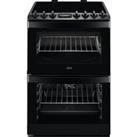 AEG CIB6742MCB 60cm Electric Cooker with Induction Hob - Black/Black Matte - A Rated, Black