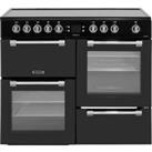 Leisure Cookmaster CK100C210K 100cm Electric Range Cooker with Ceramic Hob - Black - A/A Rated, Blac