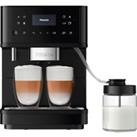 Miele MilkPerfection CM6560 Wifi Connected Bean to Cup Coffee Machine - Obsidian Black Pearl Finish,