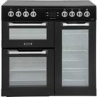 Leisure Cuisinemaster CS90C530K 90cm Electric Range Cooker with Ceramic Hob - Black - A/A/A Rated, B