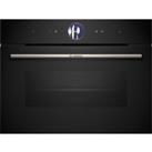 Bosch Series 8 CSG7361B1 Built In Compact Electric Single Oven - Black - A+ Rated, Black