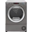 Candy Smart Pro CSOEC10DCGR Wifi Connected 10Kg Condenser Tumble Dryer - Graphite - B Rated, Silver