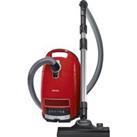 Miele Complete C3 Cylinder Vacuum Cleaner, Mango Red