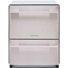 Fisher & Paykel Double DishDrawer DD60DDFHX9 Semi Integrated Standard Dishwasher - Stainless Steel Control Panel with Fixed Door Fixing Kit - E Rated, Stainless Steel