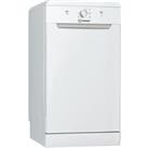 Indesit DF9E1B10UK Slimline Dishwasher - White - F Rated, White
