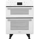 Hotpoint Class 2 DU2540WH Built Under Electric Double Oven With Feet - White - A/A Rated, White