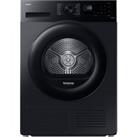 Samsung Series 5 OptimalDry DV90CGC0A0AB Wifi Connected 9Kg Heat Pump Tumble Dryer - Black - A++ Rated, Black