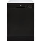 Beko DVN04320B Standard Dishwasher - Black - E Rated, Black