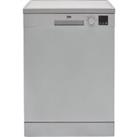 Beko DVN04X20S Standard Dishwasher - Silver - E Rated, Silver