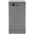 Beko DVS04020S Slimline Dishwasher - Silver - E Rated, Silver