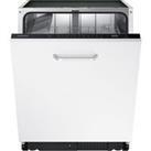 Samsung Series 6 DW60M6040BB Fully Integrated Standard Dishwasher - Black Control Panel with Fixed D