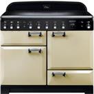 Rangemaster Elan Deluxe ELA110EICR 110cm Electric Range Cooker with Induction Hob - Cream - A/A Rate